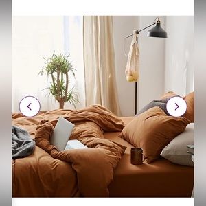 Wayfair orange duvet cover